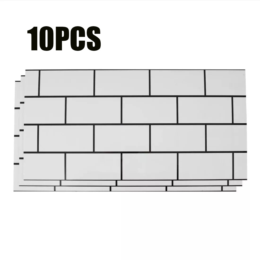NEW 10Marble Tiles Sticker Self