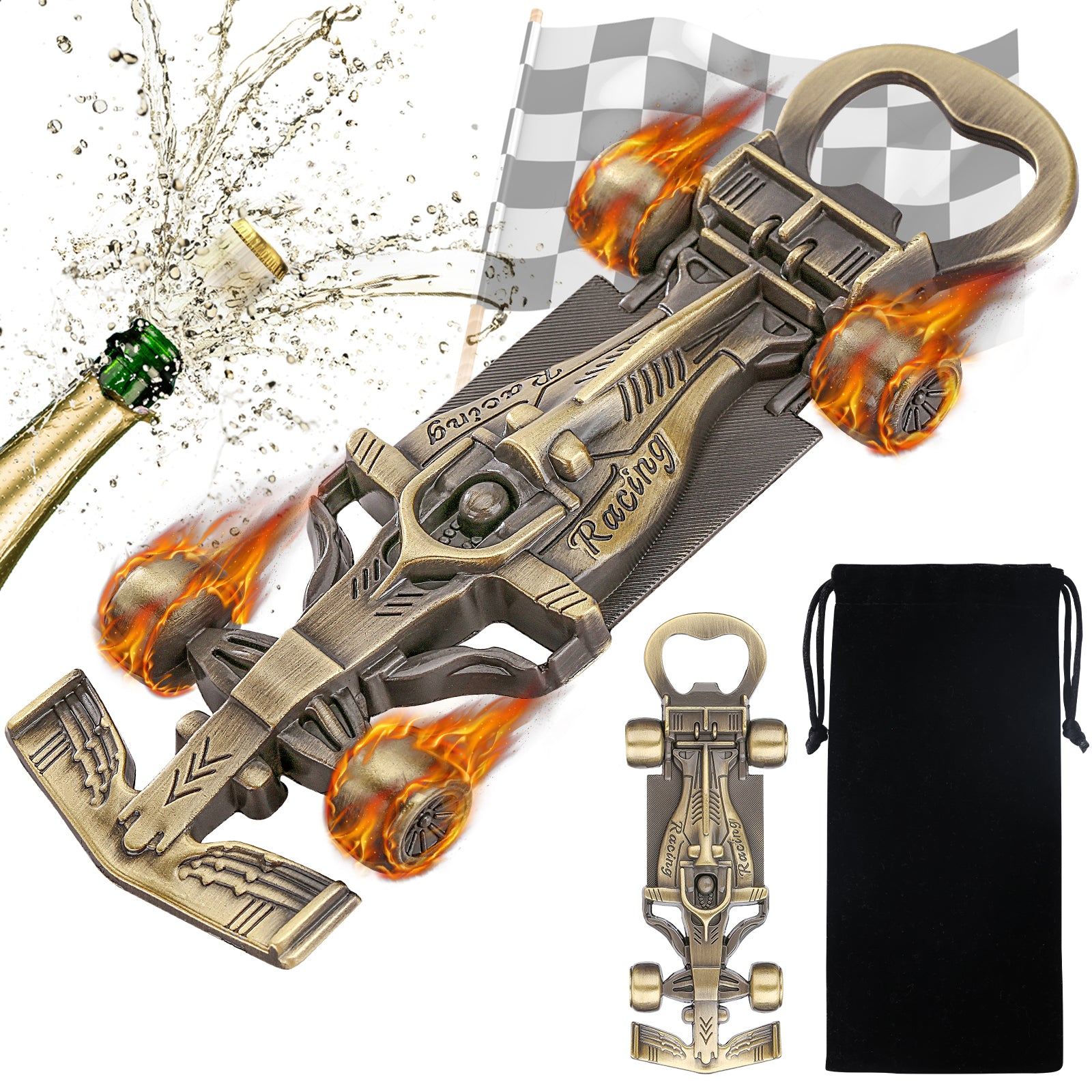 Exquisite Racing Bottle Opener