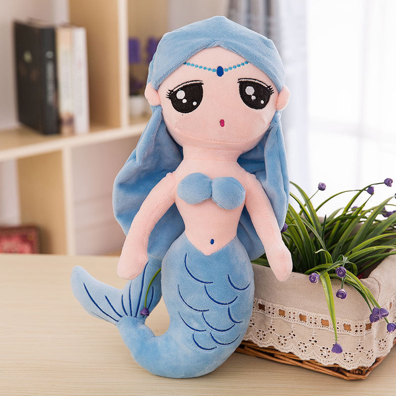 Mermaid Princess Plush Doll - Soft Cuddly Toy for Girls