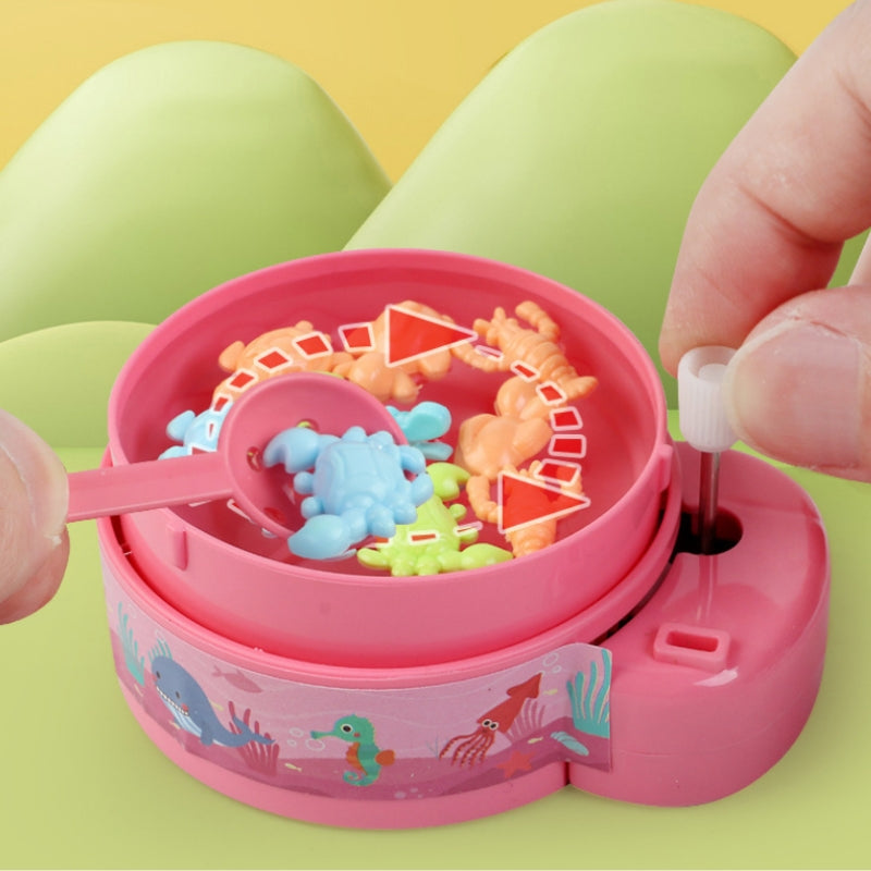 Kids Mini Fishing Game Toy - Magnetic Rod Catching Play Set