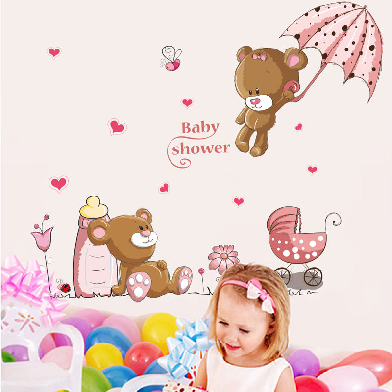 Kids Cartoon Wall Stickers - Removable Nursery Room Decor Decals