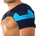 Adjustable Shoulder Brace with Ice Pack - Breathable Compression Support for Men & Women