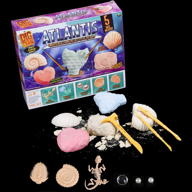 Gem Dig Kit - STEM Excavation Science Toy, Dig Up 17 Real Gemstones