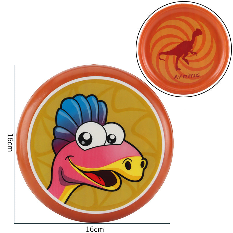 Kids Soft Flying Disc - Dinosaur Outdoor Flying Saucer Toy