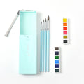 Kids Watercolor Paint & Crayon Art Set - Complete Drawing Brush Kit