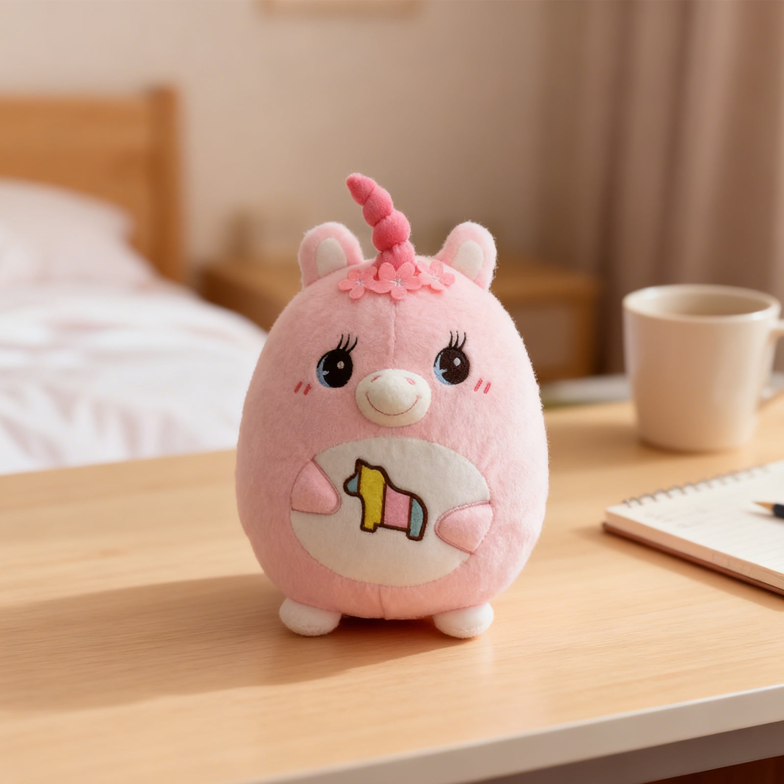 Soft Stuffed Animal Plush Toy - Cuddly Huggable Companion for Kids & Nursery