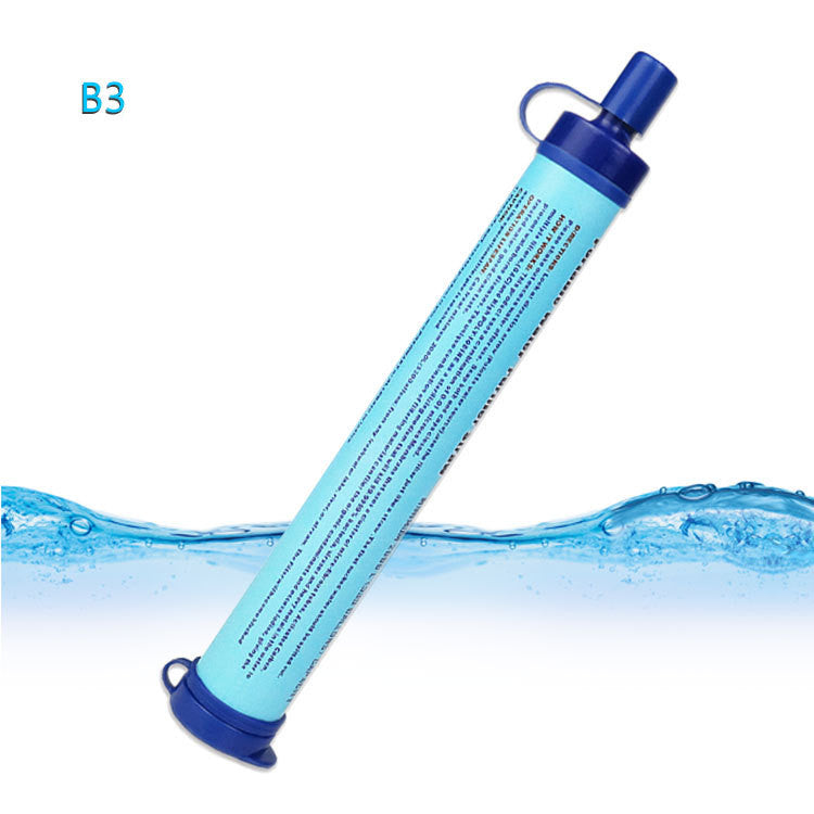Portable Water Purifier Straw - Emergency Survival Filter for Hiking, Camping & Travel