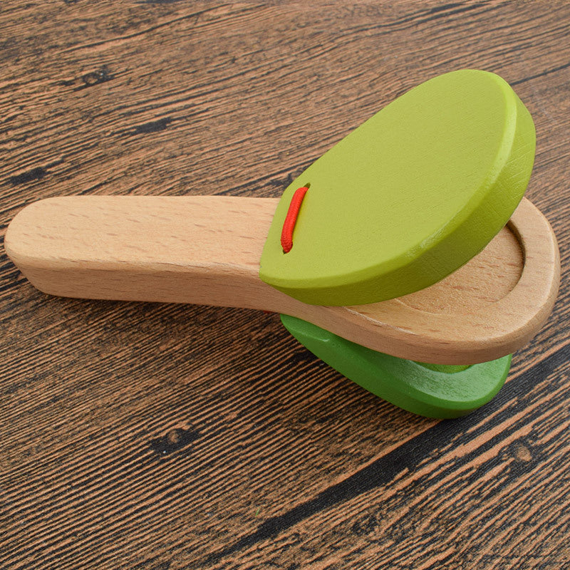 Kids Handle Castanet Percussion Toy
