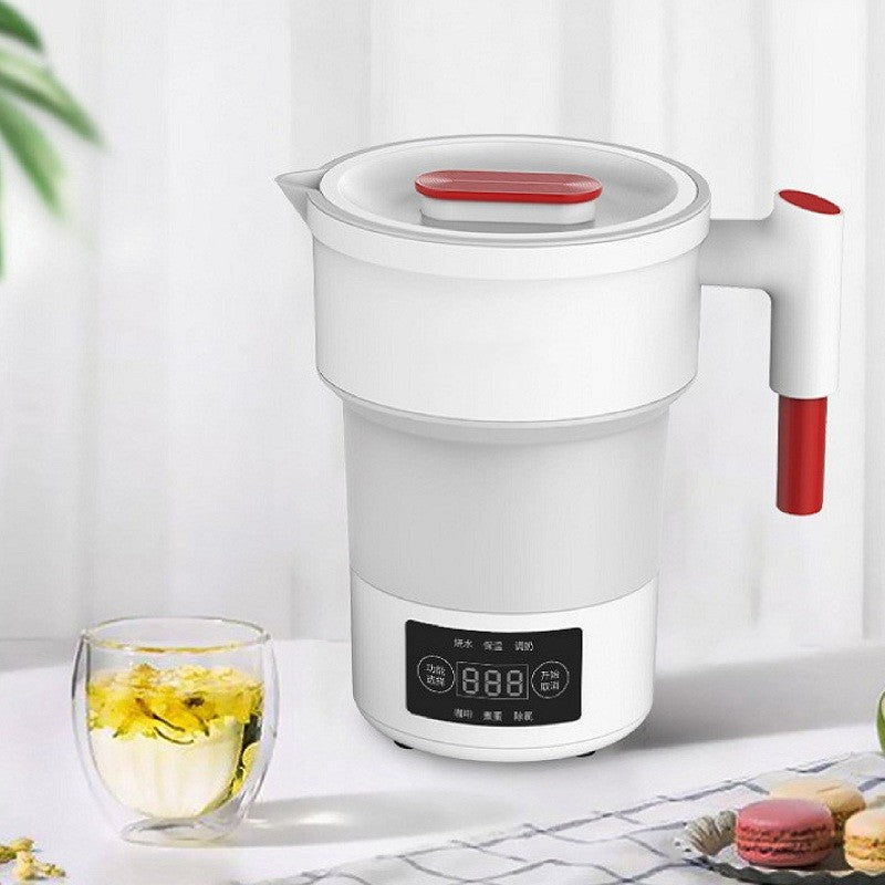 Portativ Elektr Choy Qaynatgich (Katlanadigan, Silikon, 600ml)