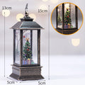 LED Flame Effect Holiday Lamp - Flickering Christmas Table Decoration