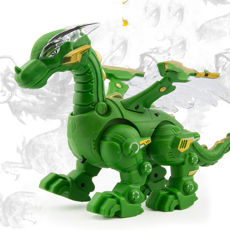 Electric Walking Dinosaur - Spray Mist, Light & Roar Sound Toy for Kids