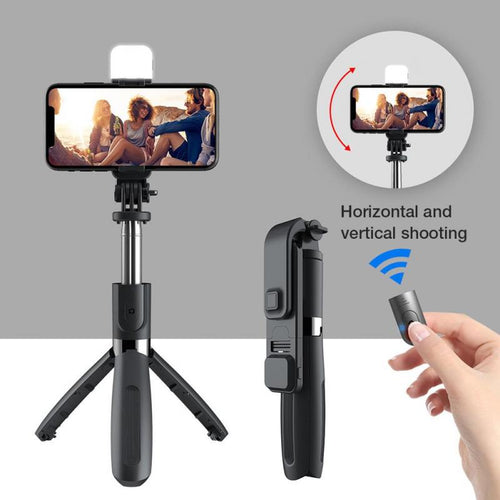 Bluetooth Selfie Tayoq (Shtativ bilan)