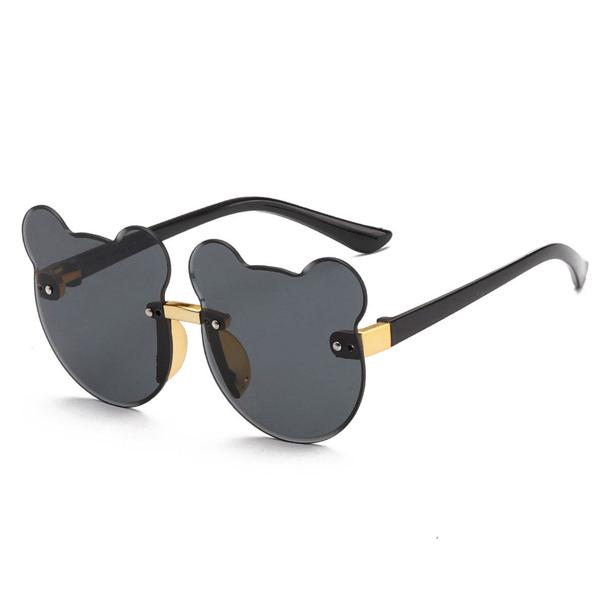 Kids Cat-Eye Sunglasses - Trendy Frameless Shades for Boys and Girls