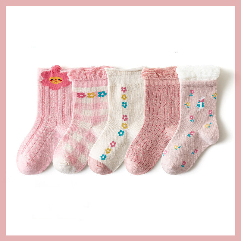 Cartoon Animal Kids Cotton Socks - Soft Breathable Children Socks