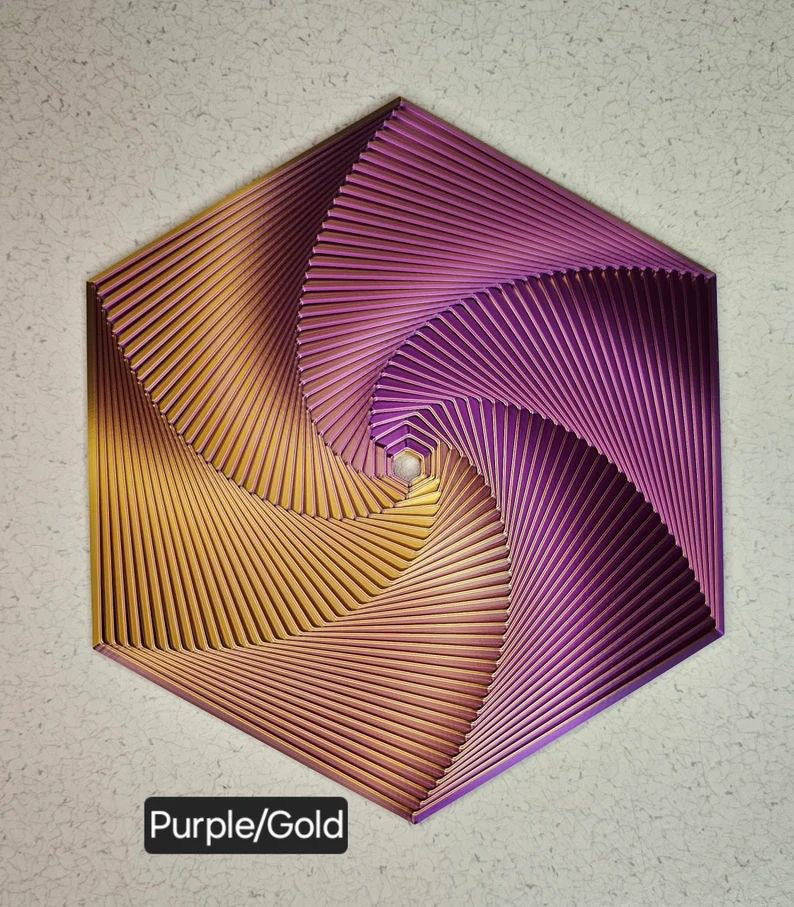 Hexagon 3D Fidget Toy — Satisfying Flip Stress Reliever