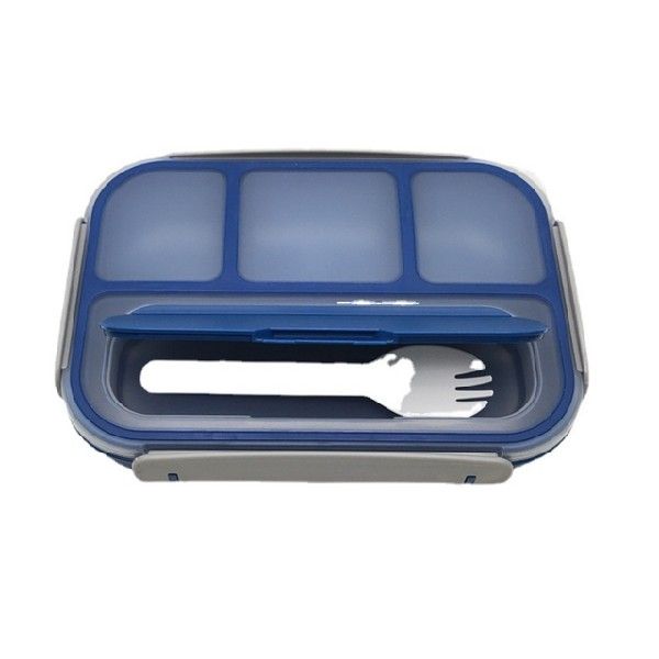 Kids Bento Lunch Box (1.3L) - Leak-Proof Divided Food Container for School