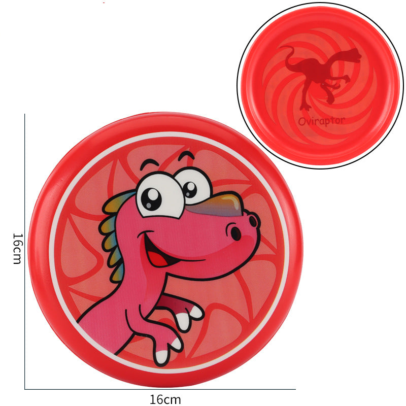 Kids Soft Flying Disc - Dinosaur Outdoor Flying Saucer Toy
