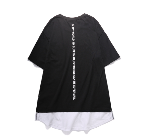 Oddiy Qora Futbolka (Unisex, Paxta)
