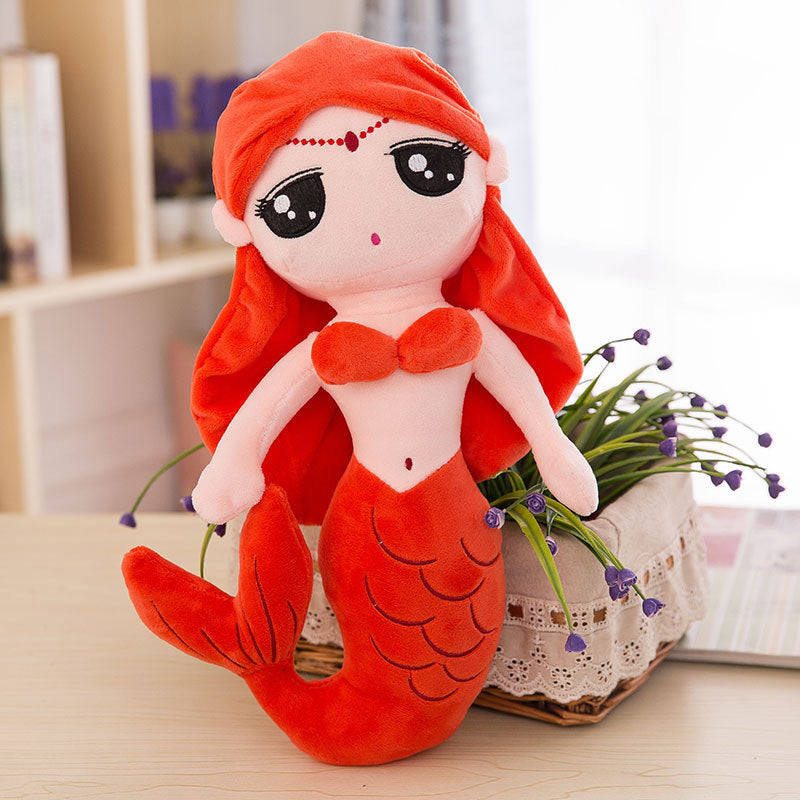 Mermaid Princess Plush Doll - Soft Cuddly Toy for Girls