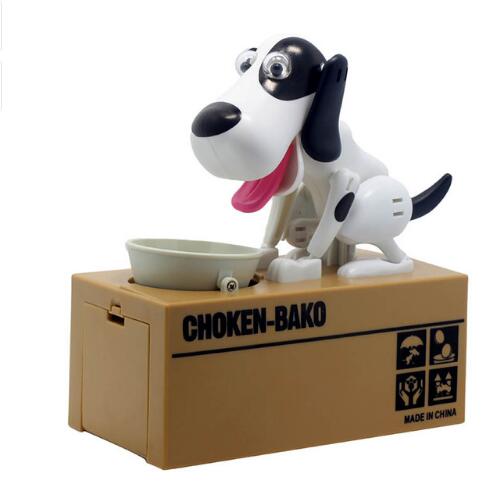 Robotic Dog Piggy Bank - Coin-Eating Money Box Savings Toy for Kids