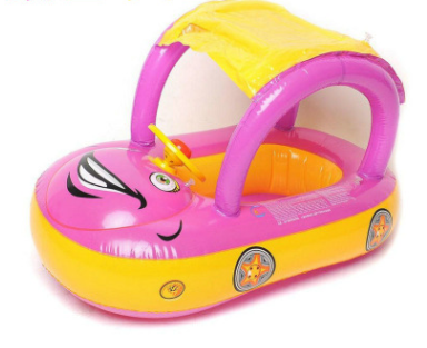 Kids Inflatable Swim Ring - Fun Pool Float Seat Ring for Toddlers