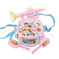 Kids Drum Toy - Fun Musical Drum Set with Sticks for Little Drummers