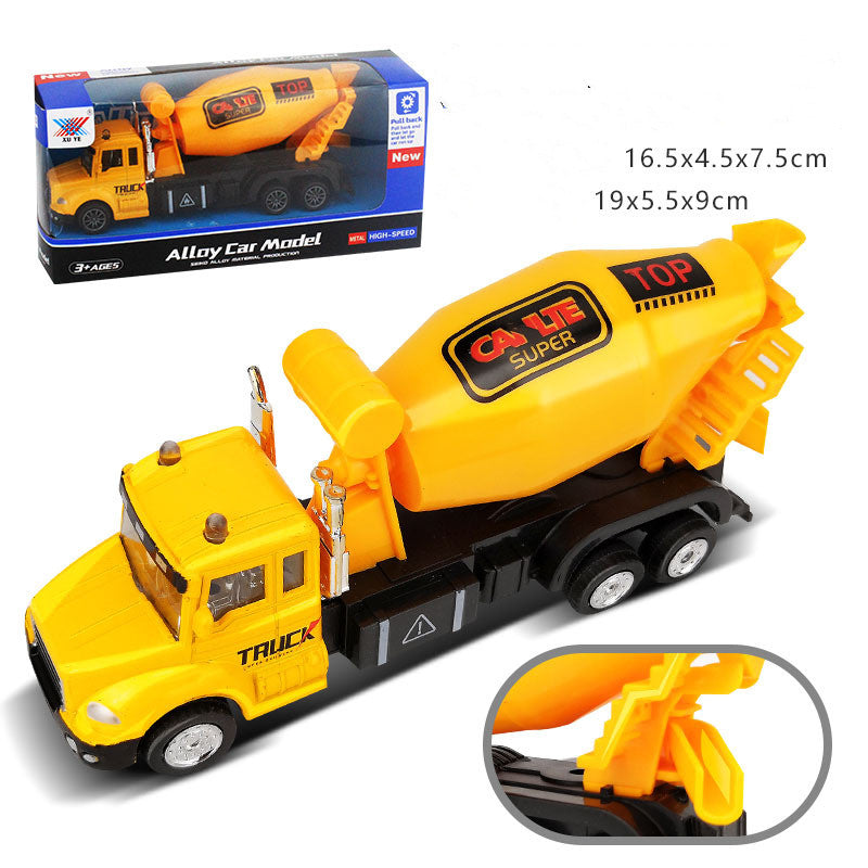 Kids Construction Vehicle Toy - Mini Engineering Truck & Ladder Car for Little Builders