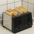 4 Slice Extra Wide Slot With Variable  Defrost Reheat Black