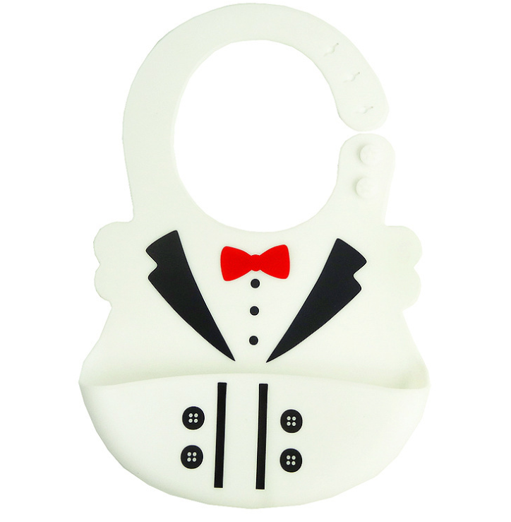 Silicone Baby Bib - Waterproof Food-Catcher Feeding Bib for Toddlers