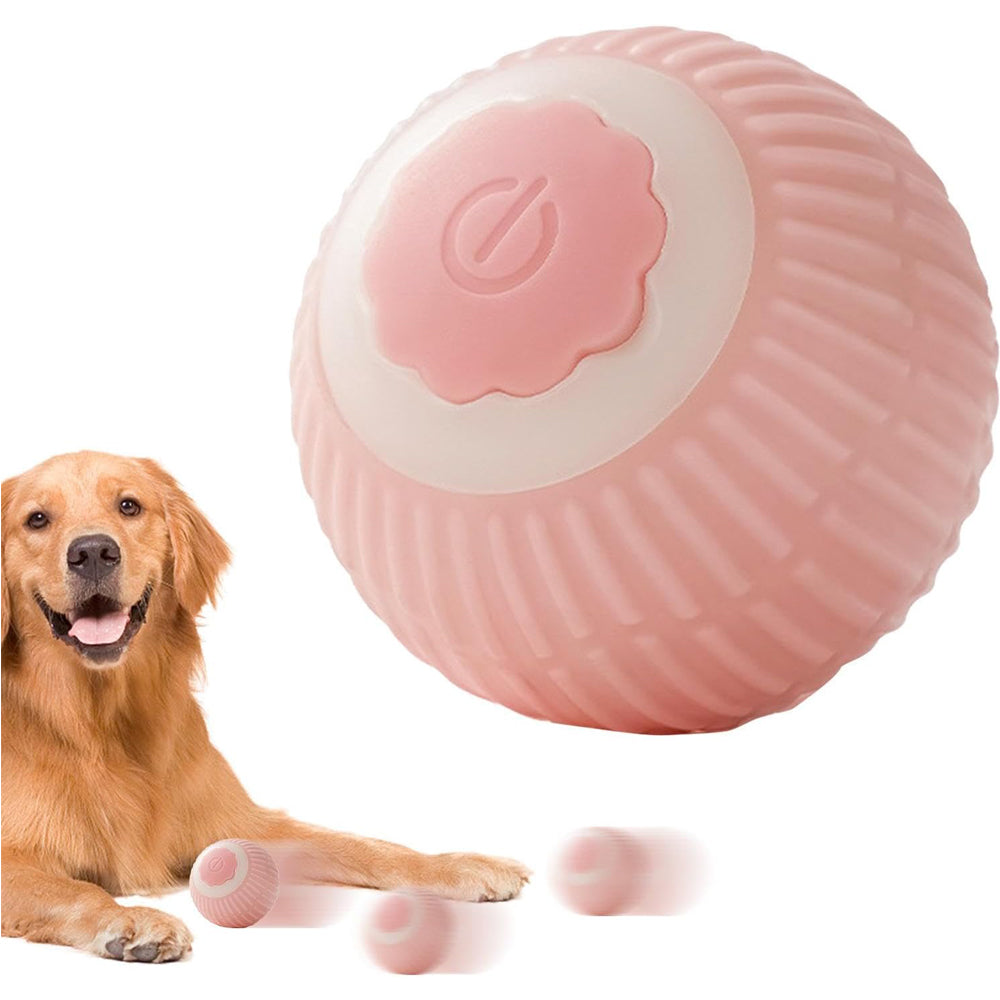 Electric Self-Moving Pet Ball - Automatic Rolling Toy for Dogs & Cats