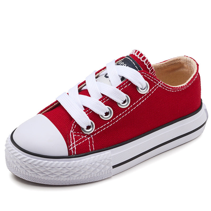 Kids Canvas Sneakers - Lightweight Casual Shoes for Boys & Girls