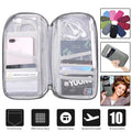 Travel Passport Wallet 12Cells Ticket ID Credit Card Holder