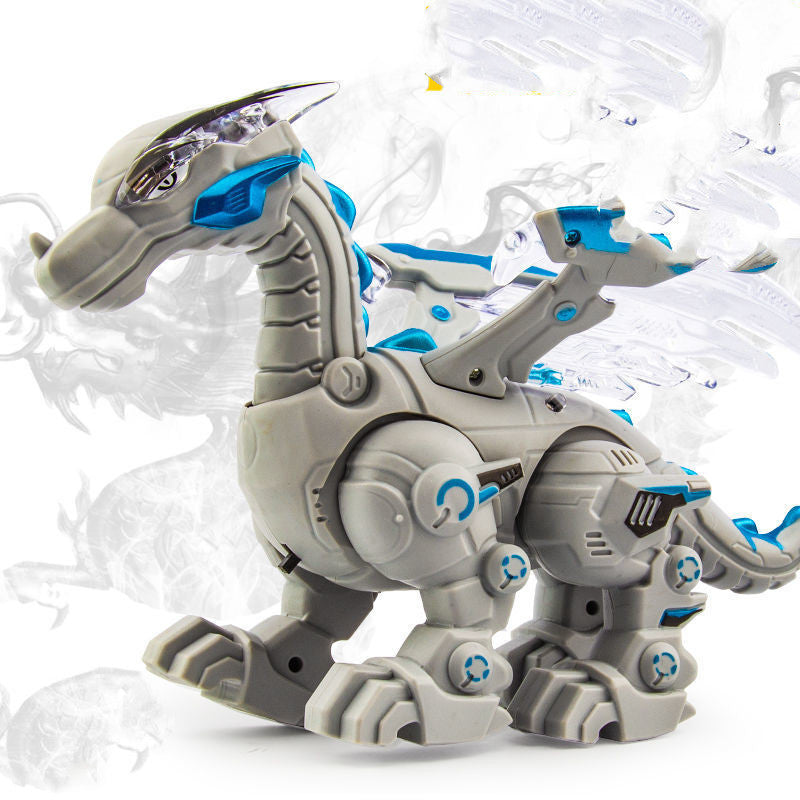 Electric Walking Dinosaur - Spray Mist, Light & Roar Sound Toy for Kids