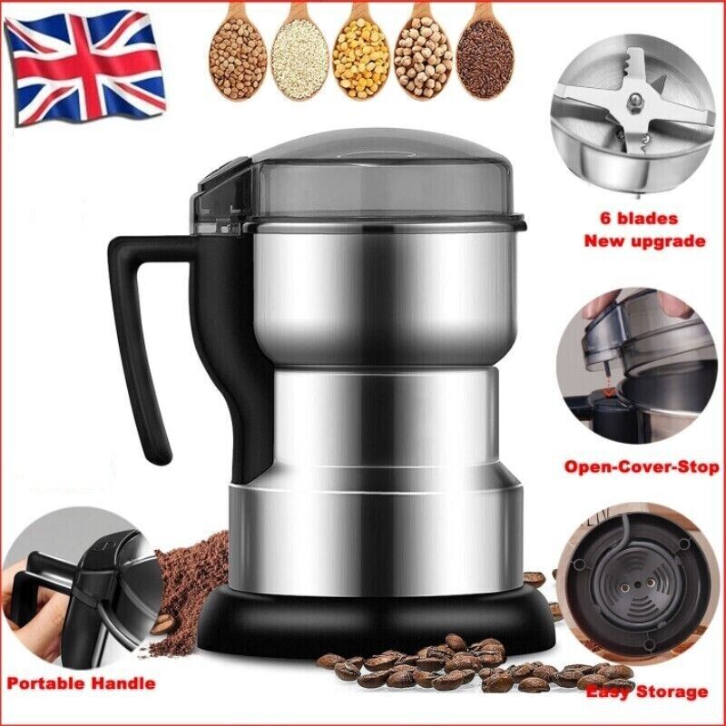300W Electric Coffee Grinder Grinding Milling Bean Nut