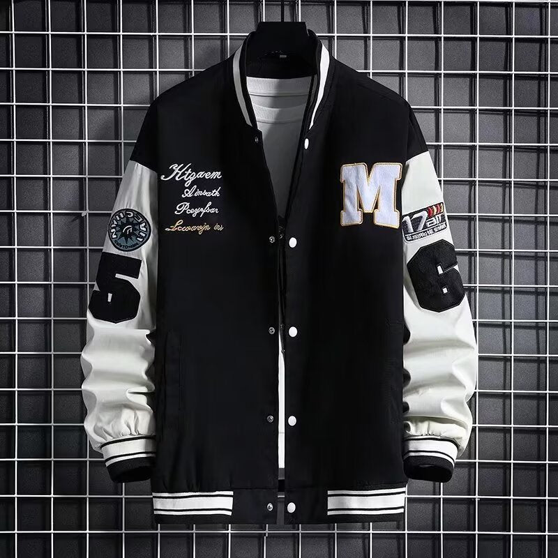 Men's Baseball Jacket Fashion Casual Letter Number Print