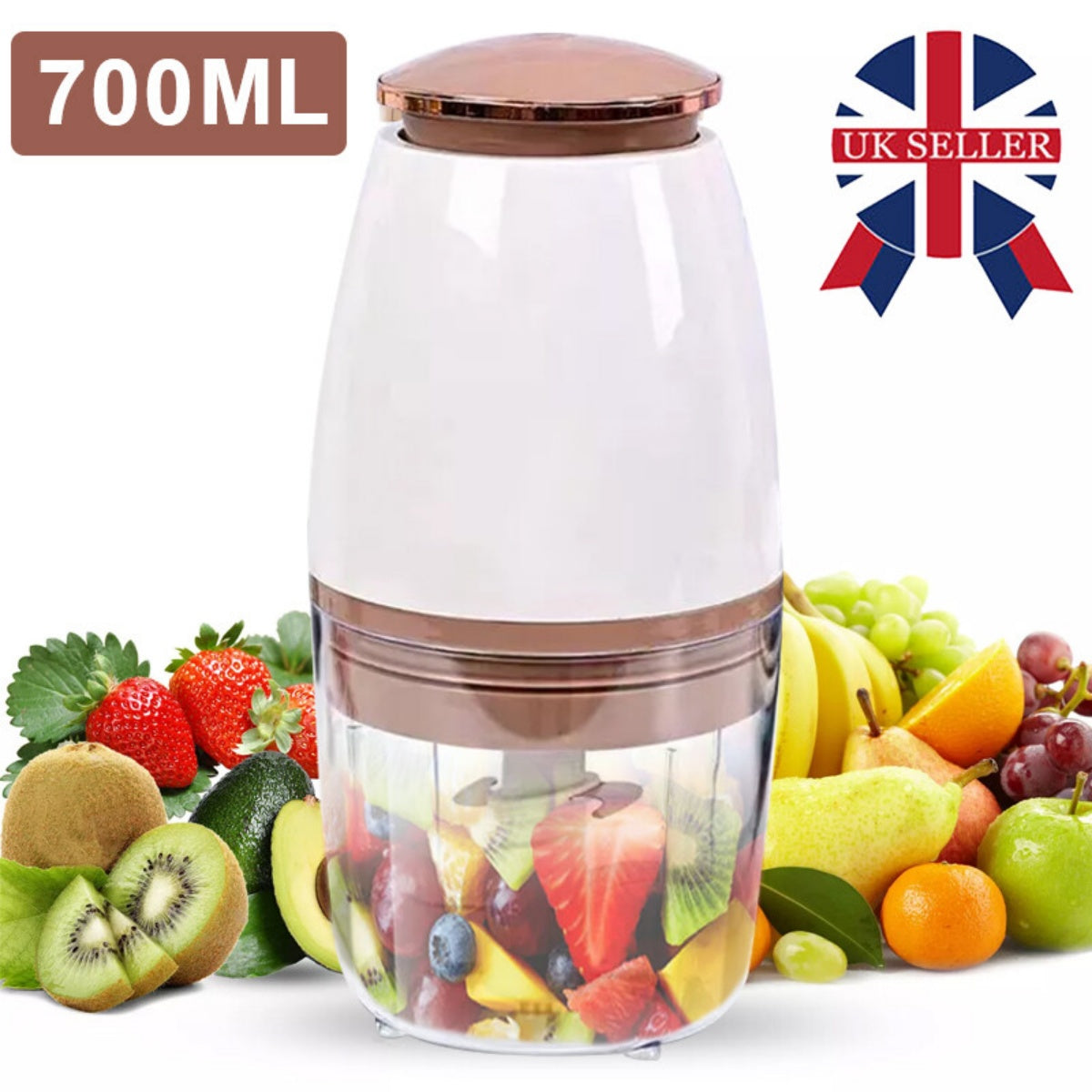 700ML Food Processor Electric Vegetable Chopper Multi