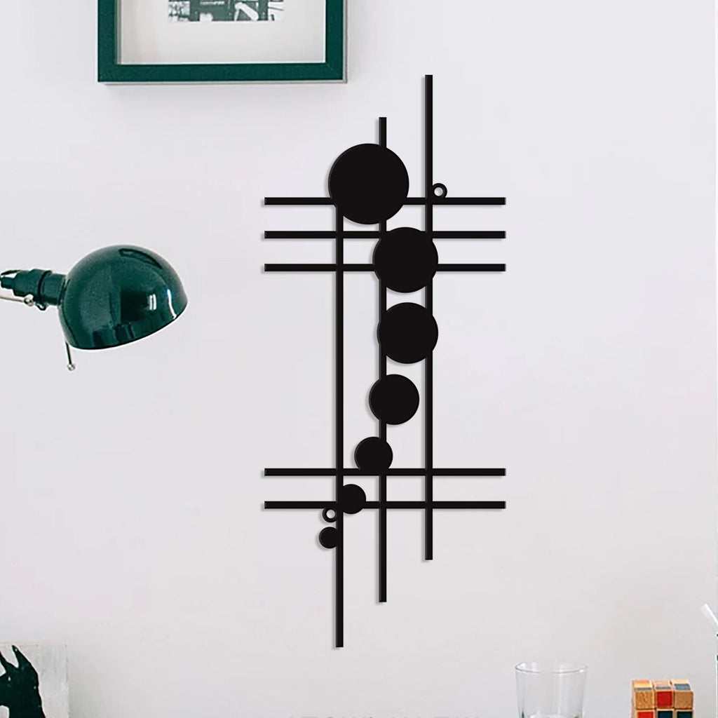 Metal Geometric Wall Decor (Minimalist Design)