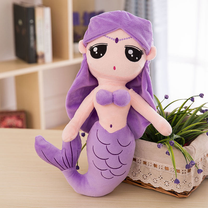 Mermaid Princess Plush Doll - Soft Cuddly Toy for Girls