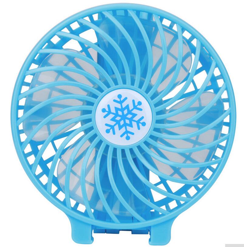 Foldable Portable Mini Fan — Handheld & Desk, USB Rechargeable