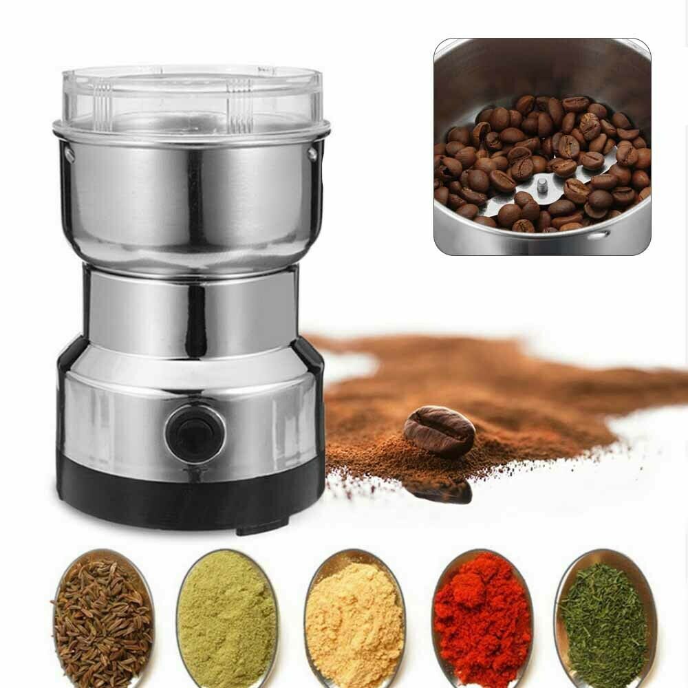 Electric Coffee Grinder Grinding Milling Nut Bean Spice