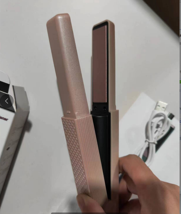 Simsiz Mini Soch To'g'irlagich va Jingalak Solish Uskunasi (Keramik, USB)
