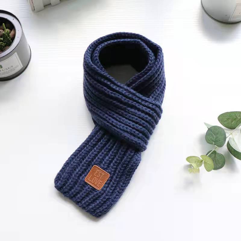 Kids Knitted Scarf - Soft Warm Winter Neck Scarf for Boys & Girls