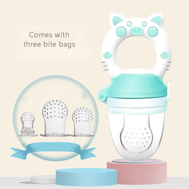 Baby Silicone Teether - Soothing Molar Chew Toy for Teething Infants