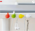 10Pcs Thumb Shape Key Hooks Multifunctional Clip Holder