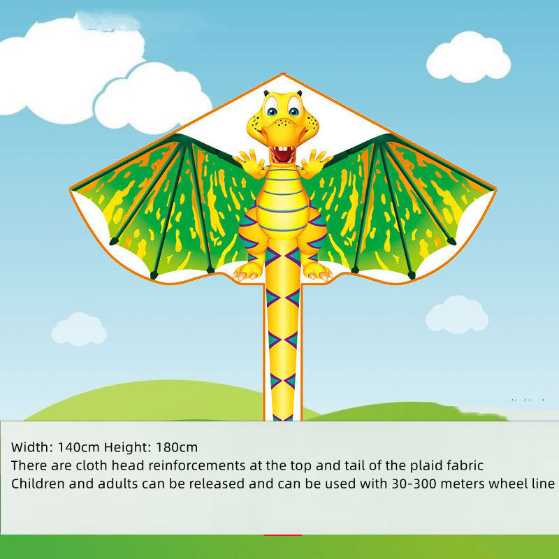 Kids Polyester Kite - Peacock & Pterosaur Outdoor Flying Toy