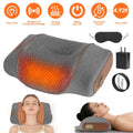 Shiatsu Neck & Shoulder Massager - Deep-Kneading Heated Massage Pillow for Back & Legs