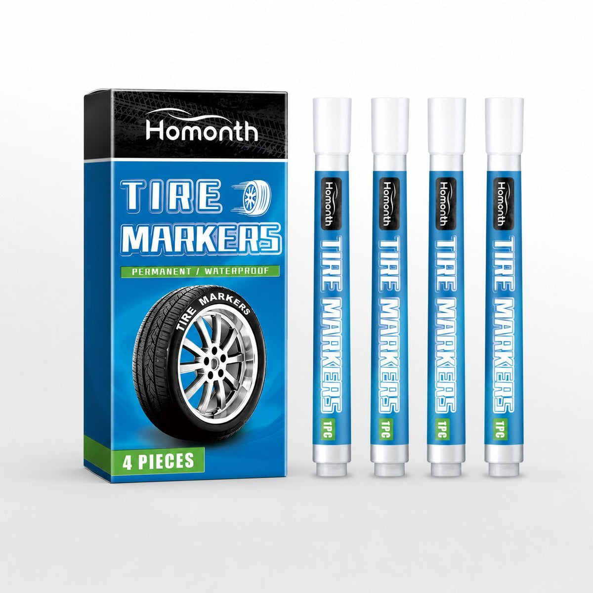 HOMONTH White Automotive Tire Paint Marker
