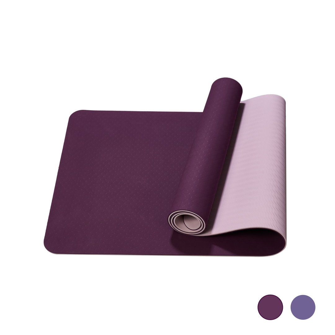 Non-Slip TPE Yoga Mat - 72x24in Multi-Purpose Exercise Mat for Pilates & Floor Workouts