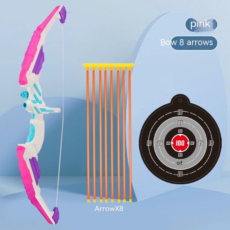 Kids Archery Bow and Arrow Set - Suction Arrows, Target and Quiver