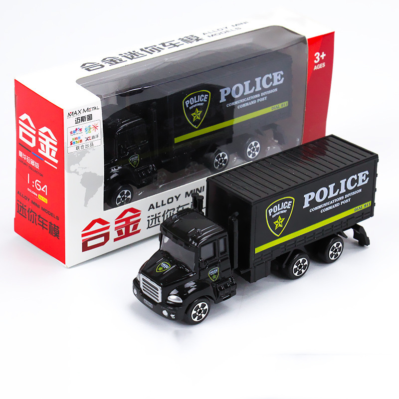 Kids Engineering Vehicle Toy - Construction & Rescue Trucks